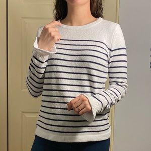 Lilly Pulitzer - blue and white striped sweater